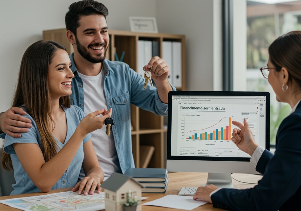 como financiar um apartamento sem entrada