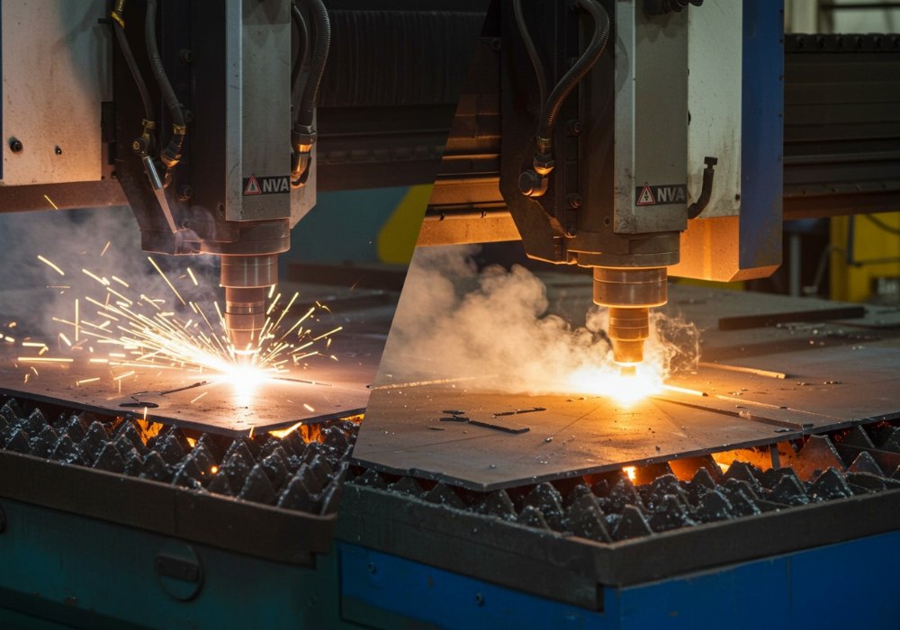 qual a diferença mesa de corte CNC plasma ou Oxicorte